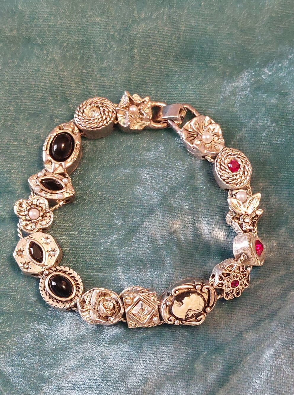 Vintage Costume Slider Bracelet